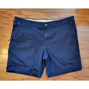 Columbia Chino Shorts Men Size 40W 8L Navy Blue Casual Lightweight